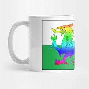 Welsh Rainbow Dragon Mug